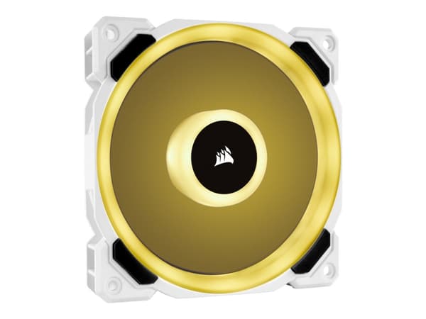 CORSAIR LL Series LL120 RGB Dual Light Loop - Lådfläkt - 120 mm - vit, blå, gul, röd, grön, orange, violett (paket om 3)