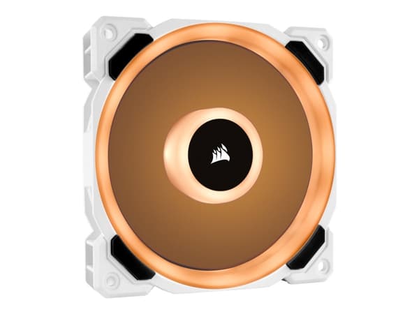 CORSAIR LL Series LL120 RGB Dual Light Loop - Lådfläkt - 120 mm - vit, blå, gul, röd, grön, orange, violett (paket om 3)