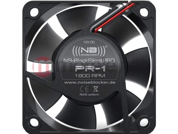 Noiseblocker BlackSilent Pro PR-1, Vifte, 6 cm, 1800 RPM, 10,7 dB, 11,8 cfm, 20 m³/t