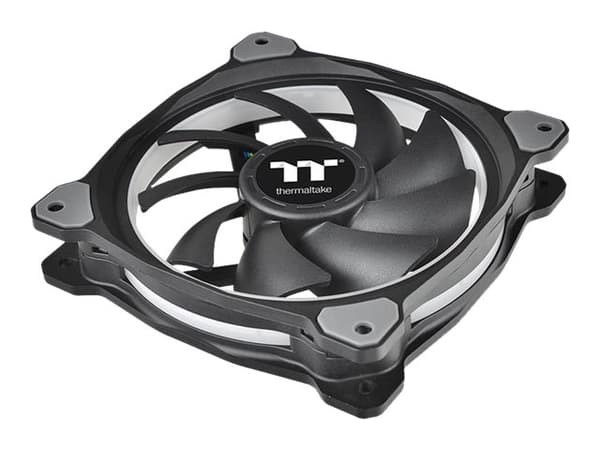 Thermaltake Riing PLUS 14 LED RGB Radiator Fan TT - Premium Edition - kabinettvifte - 140 mm (en pakke 3) Grå
