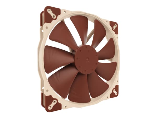 Noctua NF-A20 5V PWM - Kabinettvifte - 200 mm Beige, Rød