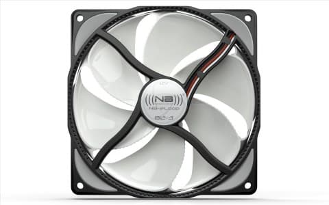 Noiseblocker eLoop B12-3, Vifte, 12 cm, 1900 RPM, 26,5 dB, 121,2 m³/t, Hvit