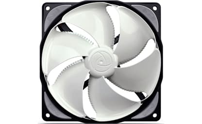 Noiseblocker eLoop B12-3, Vifte, 12 cm, 1900 RPM, 26,5 dB, 121,2 m³/t, Hvit