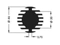 Miniatyrbilde 2 av 2: Fischer Elektronik 10021849 SK 598 20 SA LED-kølelegemer 3.75 K/W (Ø x H) 46 mm x 20 mm