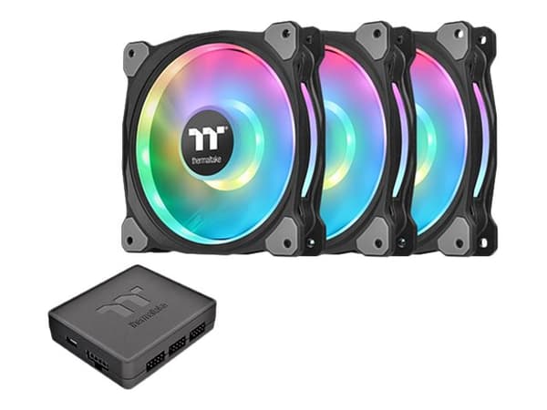Thermaltake Riing Duo 14 RGB Radiator Fan TT - Premium Edition - kabinettvifte - 140 mm (en pakke 3)