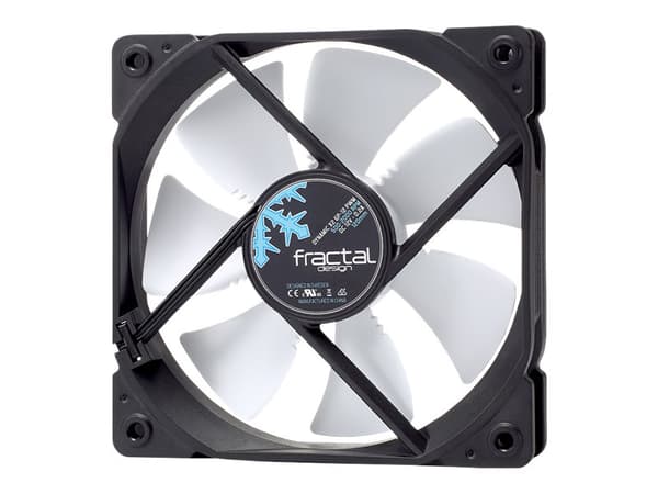 Fractal Design Dynamic X2 GP-12 PWM - Kabinettvifte - 120 mm - svart, hvit Sort, Hvit