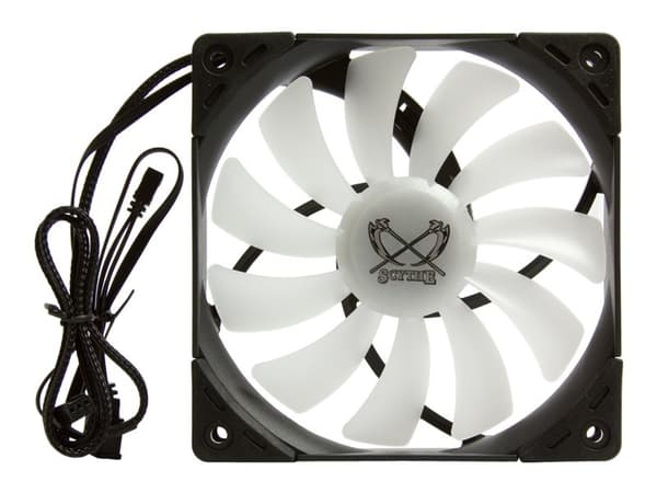 Scythe Kaze Flex 120 RGB PWM SU1225FD12HR-RNP - Kabinettvifte - 120 mm