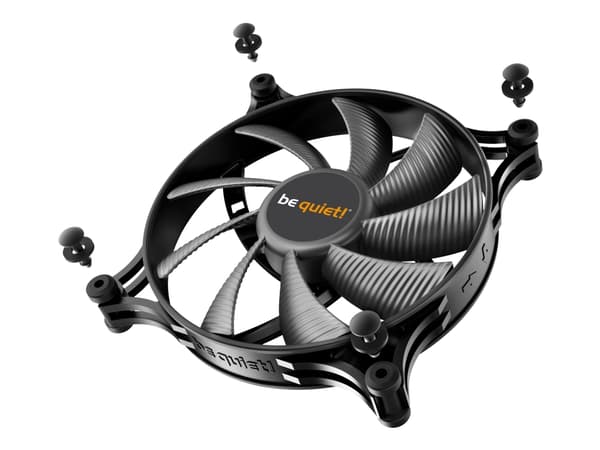 be quiet! Shadow Wings 2 PWM - Kabinet-blæser - 140mm - 900 rpm - 14,9 dB - 49,8 kubikfod/min