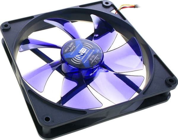 Noiseblocker BlackSilentFan XK2, Vifte, 14 cm, 1100 RPM, 85 m³/t, Sort