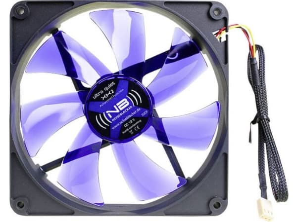 Noiseblocker BlackSilentFan XK2, Vifte, 14 cm, 1100 RPM, 85 m³/t, Sort