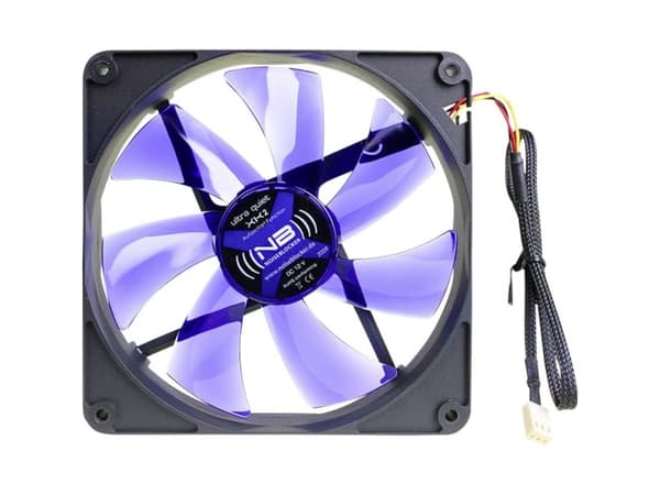 Noiseblocker BlackSilentFan XK2, Vifte, 14 cm, 1100 RPM, 85 m³/t, Sort