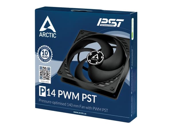 ARCTIC P14 PWM PST PC-kjølevifte Vifte 14 cm Sort