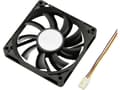 Miniatyrbilde 4 av 5: Akasa Slimfan, Vifte, 8 cm, 2500 RPM, Sort