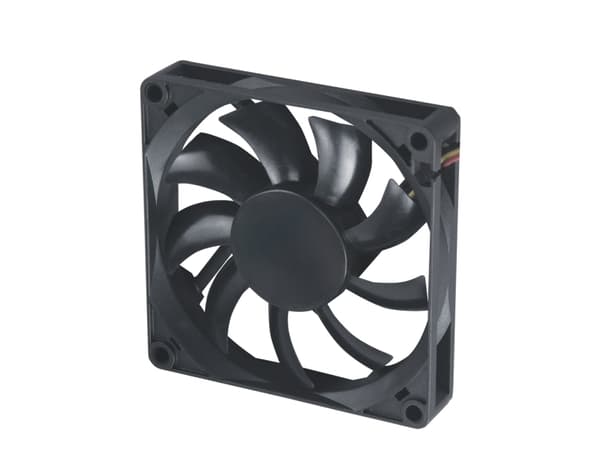 Akasa Slimfan, Vifte, 8 cm, 2500 RPM, Sort