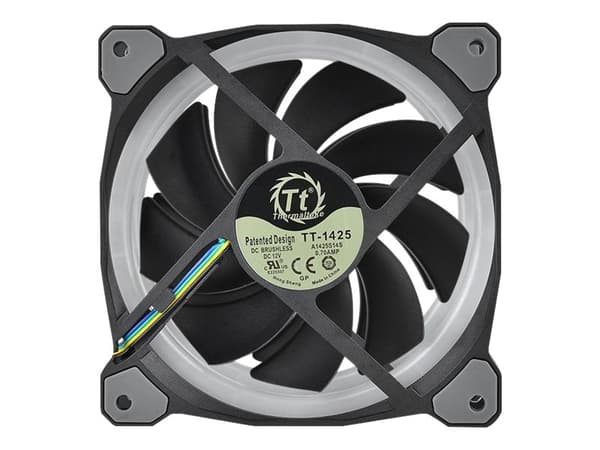 Thermaltake Riing PLUS 14 LED RGB Radiator Fan TT Cabinet Cooler - 140 mm (5-pack)