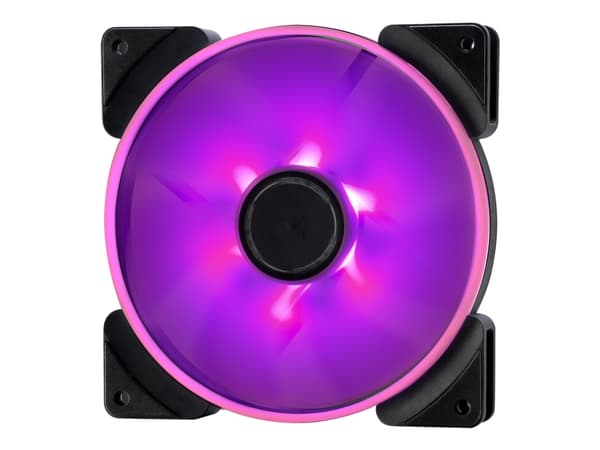 Fractal Design Prisma AL-14 - Kabinettvifte - 140 mm - svart, halvopak hvitt (en pakke 3)