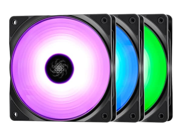 Deepcool RF 120 - Kabinettvifte - 120 mm (en pakke 3)