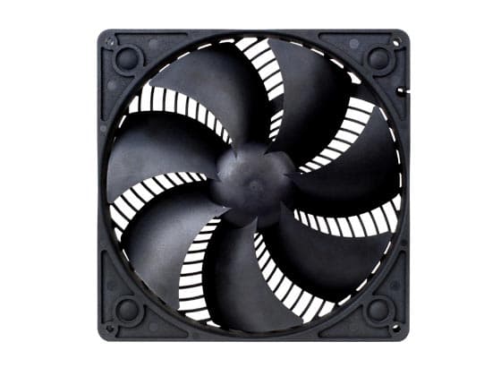 SilverStone SST-AP181 - Kabinettvifte - 180 mm - svart
