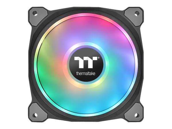 Thermaltake Riing Duo 12 RGB Radiator Fan TT - Premium Edition - kabinettvifte - 120 mm (en pakke 3) Sort