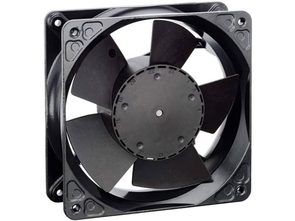 ebm-papst 4182NX, Vifte, 12 cm, 3200 RPM, 180 m³/t, Sort