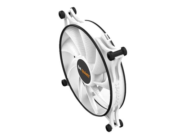 be quiet! Shadow Wings 2 - Kabinet-blæser - 140mm - 900 rpm - 14,7 dB - 49,8 kubikfod/min - Hvid