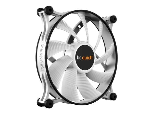 be quiet! Shadow Wings 2 - Kabinet-blæser - 140mm - 900 rpm - 14,7 dB - 49,8 kubikfod/min - Hvid