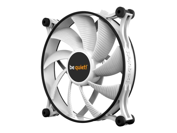 be quiet! Shadow Wings 2 - Kabinet-blæser - 140mm - 900 rpm - 14,7 dB - 49,8 kubikfod/min - Hvid Hvit