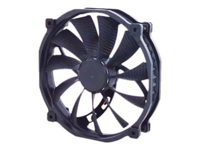 Scythe Glide Stream SY1425HB12L - Kabinettvifte - 140 mm Sort