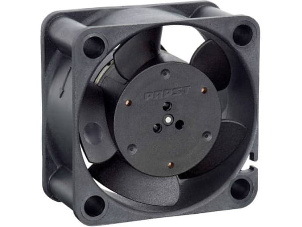 ebm-papst 414, Vifte, 4 cm, 6000 RPM, 10 m³/t, Sort