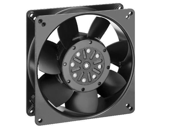 ebm-papst 5656S, Vifte, 13,5 cm, 2700 RPM, 235 m³/t, Sort Sort