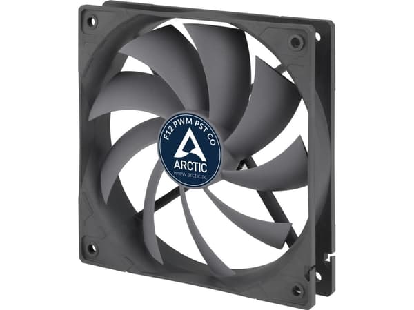Arctic F12 PWM PST CO-vifte (AFACO-120PC-GBA01) Sort