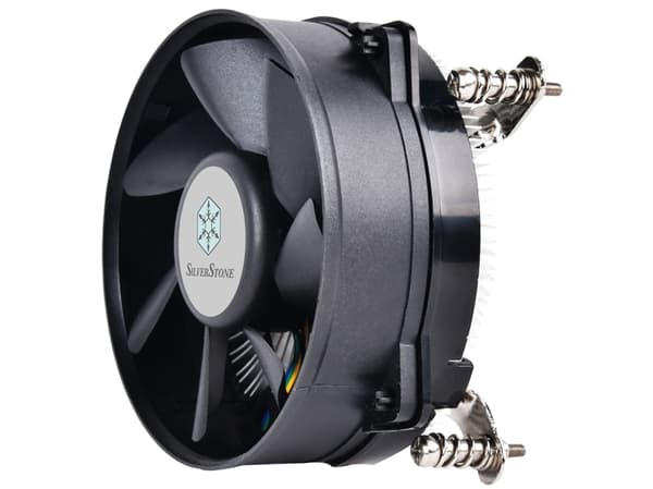 Silverstone NT08-115X, Luftkjøler, 9,2 cm, 1200 RPM, 3500 RPM, Sort, Kobber, Sølv