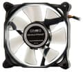 Miniatyrbild 1 av 3: Noiseblocker MultiFrame M8-1, Fan, 8 cm, 1200 RPM, 6 dB, 30 m³/h, Svart