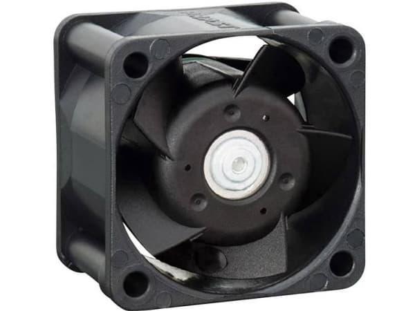 ebm-papst 412JHH, Vifte, 4 cm, 13000 RPM, 24 m³/t, Sort