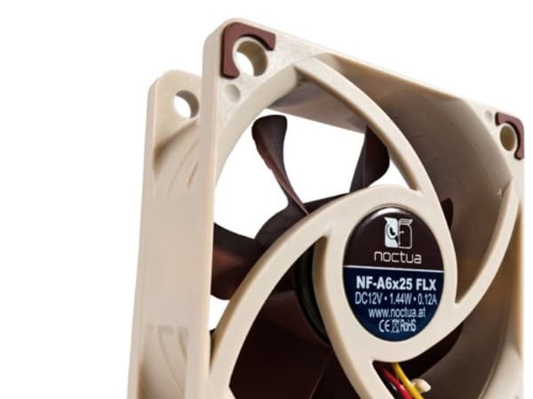 Noctua NF-A6x25 FLX - Kabinettvifte - 60 mm