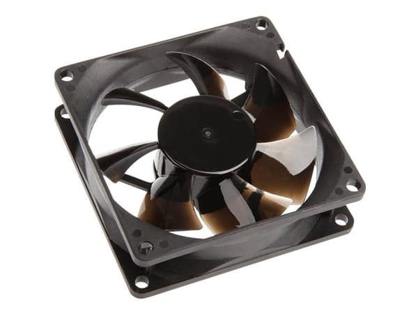 Noiseblocker BlackSilentPro P-1, Fan, 8 cm, 1500 RPM, 15,4 dB, 17,2 cfm, Svart