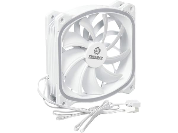 Enermax SquA RGB UCSQARGB12P-W-SG - Kabinettvifte - 120 mm - hvit
