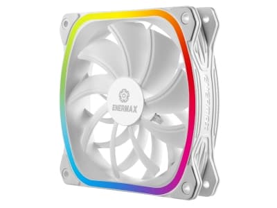 Enermax SquA RGB UCSQARGB12P-W-SG - Kabinettvifte - 120 mm - hvit