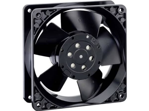 ebm-papst 4606N, Fan, 12 cm, 3100 RPM, 180 m³/h, Svart