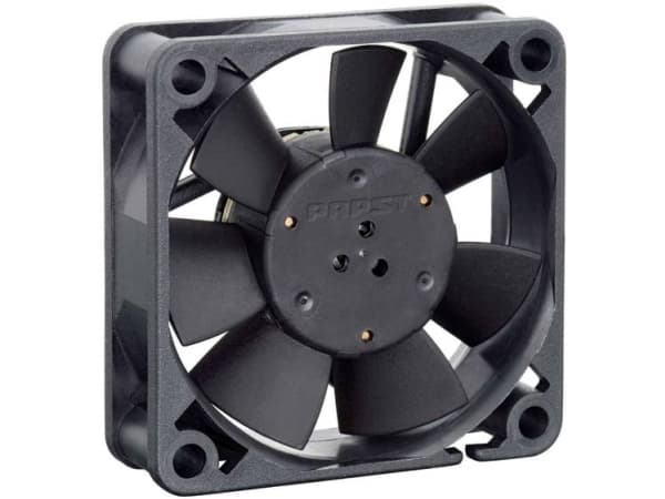 ebm-papst 512F, Vifte, 5 cm, 5000 RPM, 20 m³/t, Sort