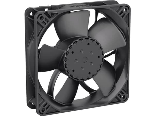 ebm-papst 4314 NN, Vifte, 12 cm, 190 m³/t, Sort