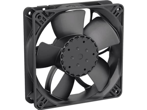 ebm-papst 4314 NN, Vifte, 12 cm, 190 m³/t, Sort