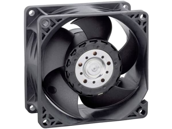 ebm-papst 8218J/2H4P S-Force, Fan, 8 cm, 14000 RPM, 222 m³/h, Svart