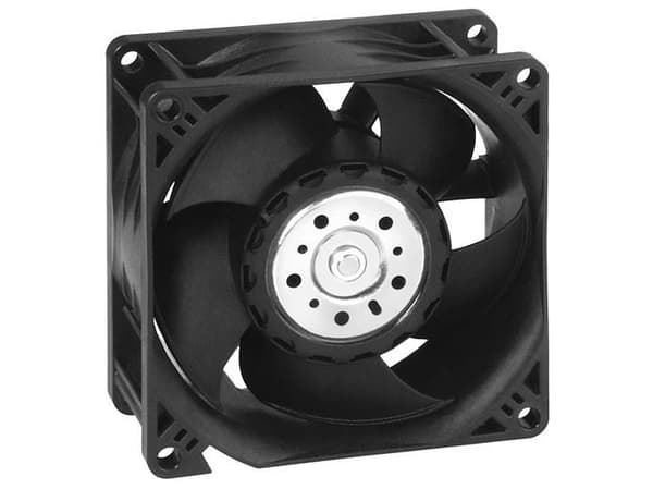 ebm-papst 8218J/2H4P S-Force, Fan, 8 cm, 14000 RPM, 222 m³/h, Svart Svart