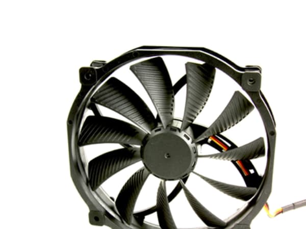 Scythe Glide Stream SY1425HB12M - Kabinettvifte - 140 mm Sort