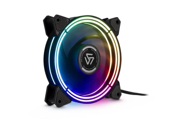 Inter-Tech ALSEYE Halo 3.0 - Lådfläkt - 120 mm