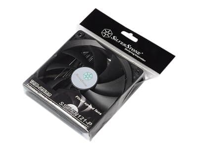SilverStone FN121-P - Lådfläkt - 120 mm - svart