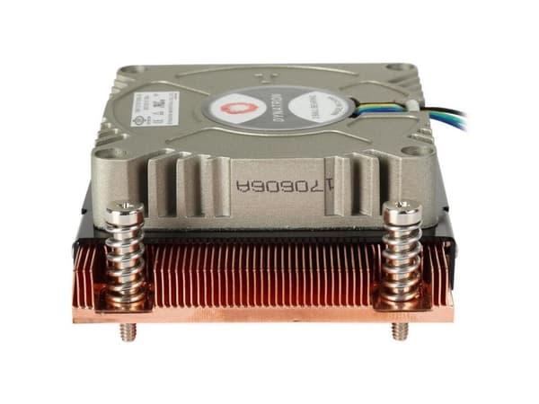 Dynatron A18, luftkylare, 7 cm, 1100 rpm, 6000 rpm, 53,8 dB, 14,3 kubikfot/min.