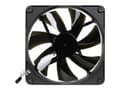 Miniatyrbilde 2 av 3: Noiseblocker BlackSilentPro PK3, Vifte, 14 cm, 1700 RPM, 153 m³/t, Sort