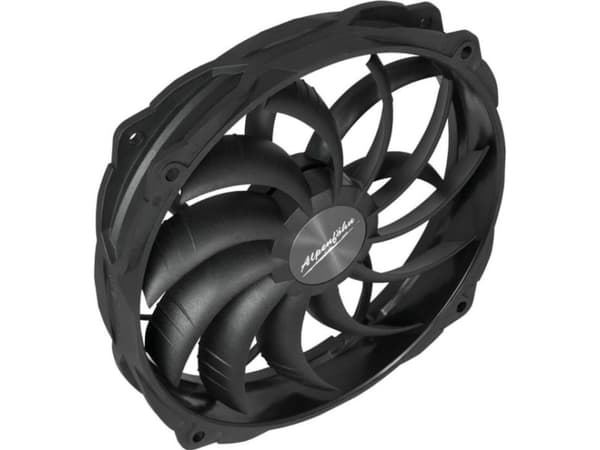 Alpenföhn Wing Boost 3 ARGB PWM PC-kabinet-blæser Sort (B x H x T) 140 x 140 x 25 mm Inkl. LED-belysning Sort